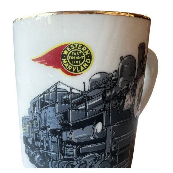 West Maryland Train Mug by Country Trains, signed dated ceramic - Picture 1 of 6